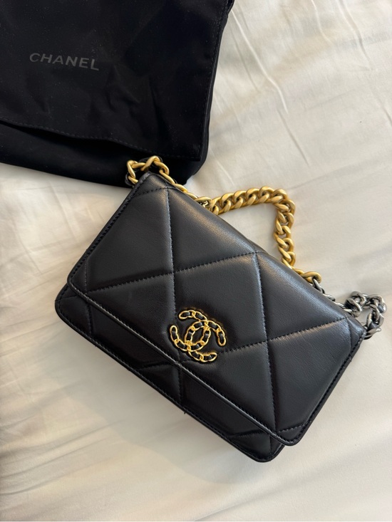 CHANEL Handbags - CHANEL 19 WOC Quilted Mini Shoulder Bag